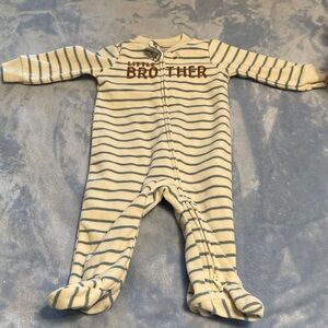Carter’s Fleece Little Brother Striped pjs